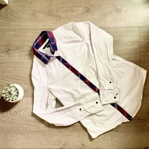 Tommy Hilfiger Plaid Collar Shirt
